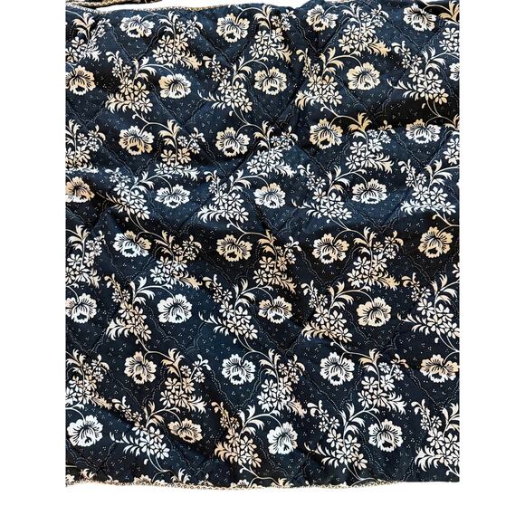 IKEA pillowcases 2 ft x 2 ft black white floral pattern classic - Picture 2 of 5